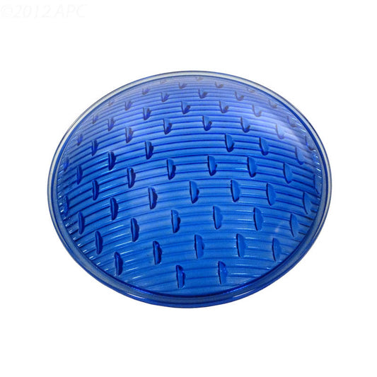 LENS 7-9/16D W/BLUE DECORATION