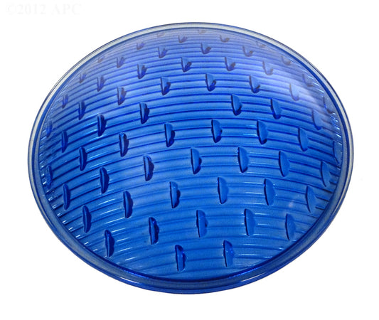 LENS 7-9/16D W/BLUE DECORATION