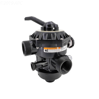 The Pentair Tagelus 1.5" 6-Way Clamp Style Valve Sand Filter (272526, 262506) is a durable multiport valve with a top-mounted handle and threaded connections, designed for efficient pool filtration systems.