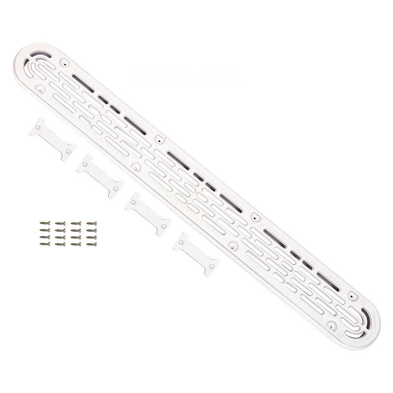 32" CHANNEL DRAIN FLATE GRATE TRAPMENT SUCTION OUTLET COVER/FRAME (VGB SERIES)