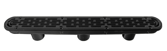 32" CHANNEL DRAIN WITH 3 PORT SUMP/FLATE GRATE ANTI-ENTRAPMENT SUCTION OUTLET COVER (VGB SERIES)