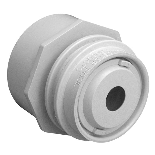 FLUSH MNT AIM FLOW/WATER BARRIER, FITS OVER 2" PIPE WITH 1/2" ORIFICE