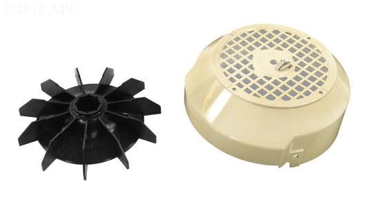 MOTOR FAN KIT ALMOND INCLUDES FAN / SHROUD / HARDWARE