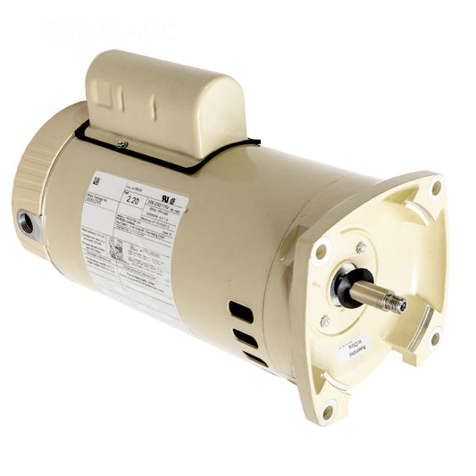 Pentair 1 Hp F, 1 1/2 Hp Ur, Std., Sq. Flange Motor Almond | 355024S