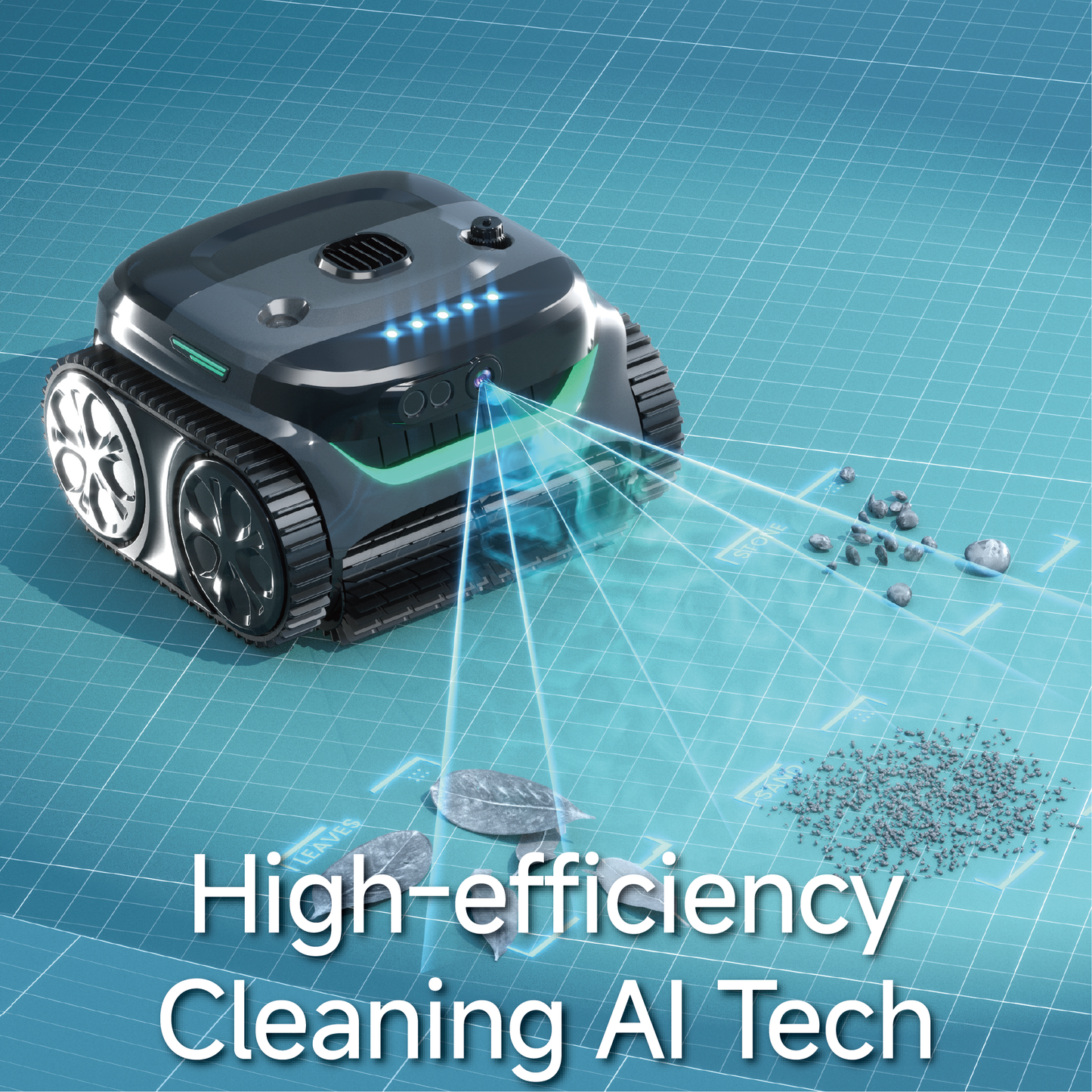 WYBOT C2 Vision Cordless Robotic Pool Cleaner