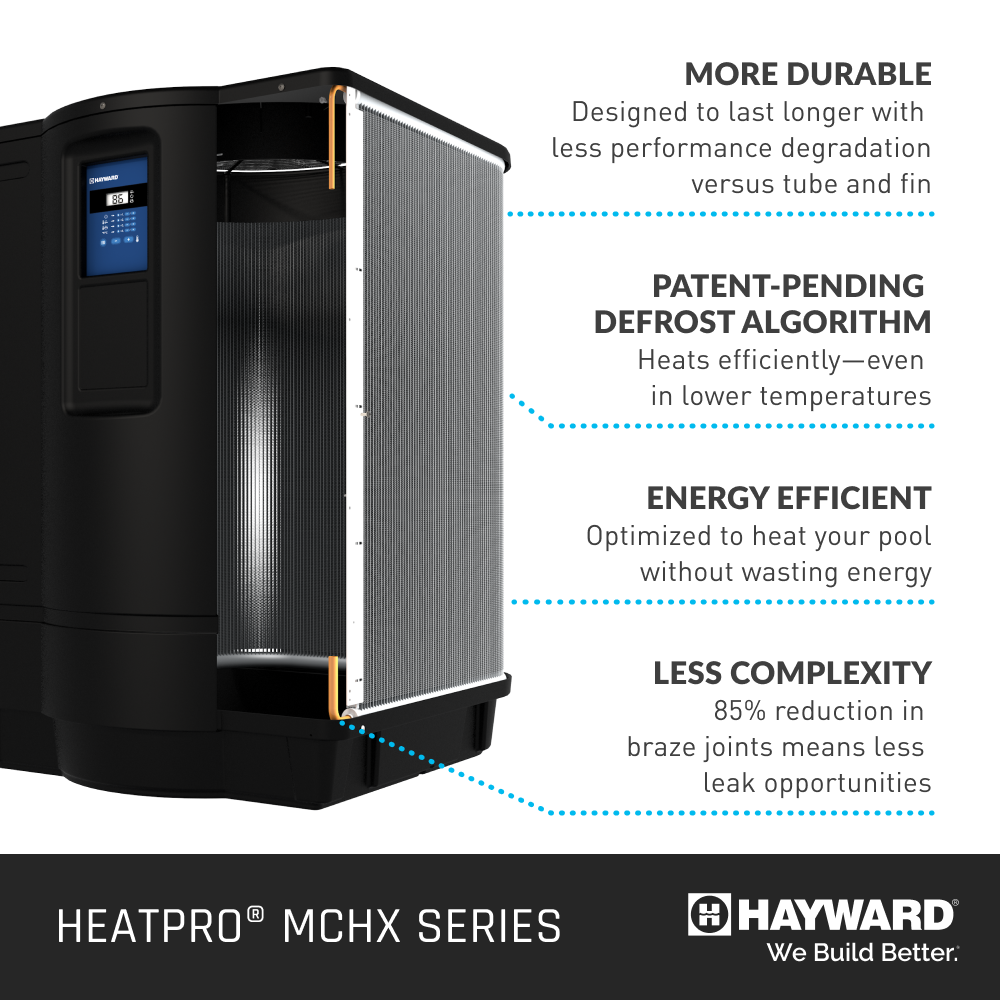 Hayward HeatPro®, 140,000 BTU, Square Platform | W3HP21405T