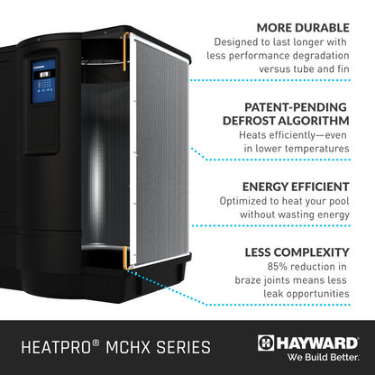 Hayward HeatPro®, 140,000 BTU, Square Platform | W3HP21405T