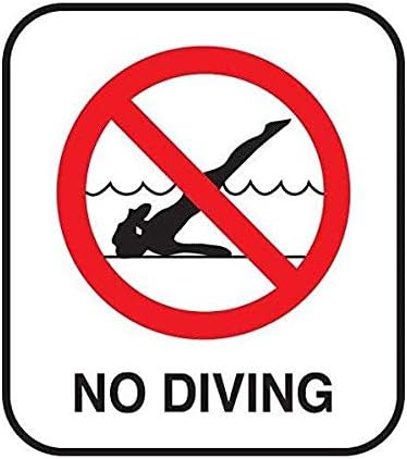 Inlays "No Diving" W/ International Symbol , SR | C621500