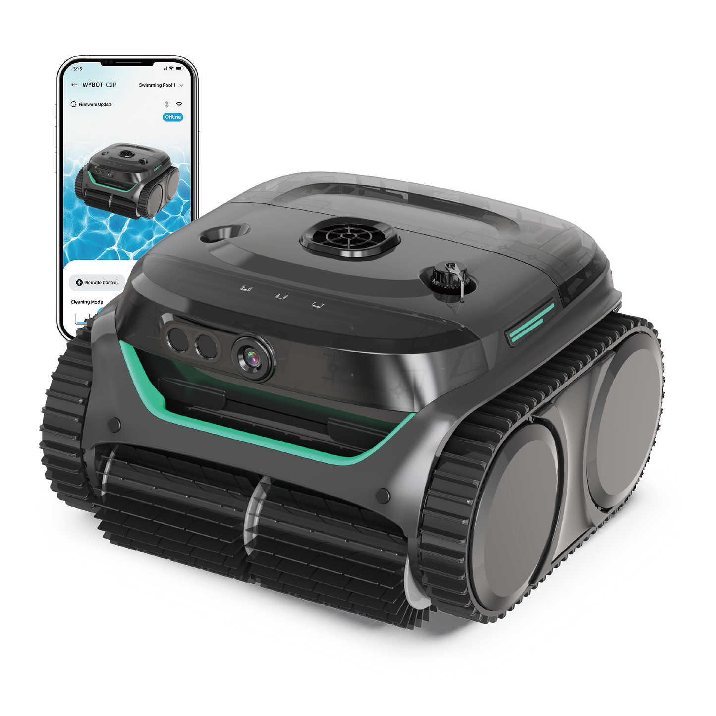 WYBOT C2 Vision Cordless Robotic Pool Cleaner