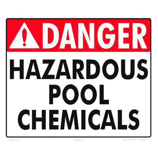DANGER HAZARDOUS CHEMICAL SIGN