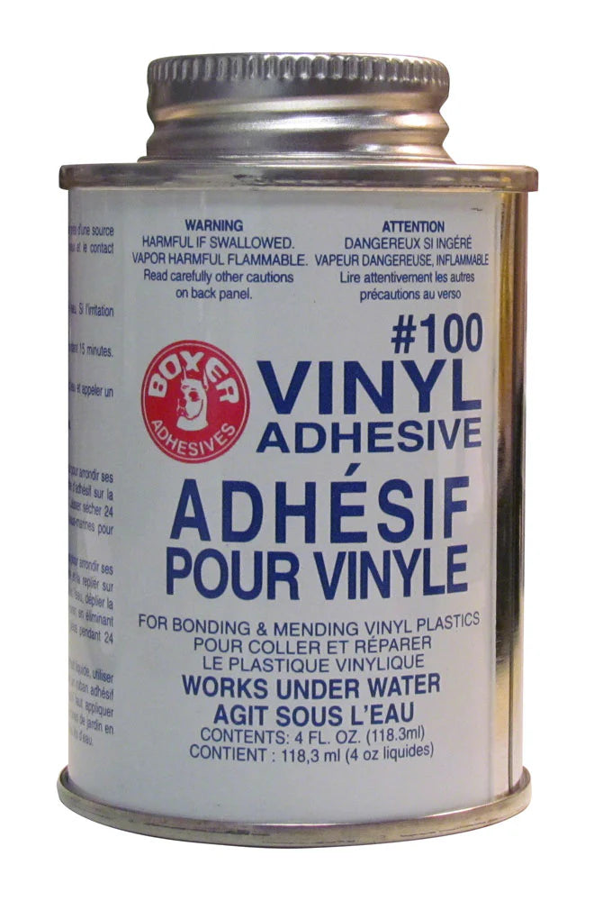 Boxer Adhesives Vinyl Adhesive w/ Applicator, 4 oz Can | 104