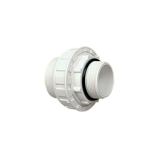 Praher 1.5" SKT PVC Full Flow Union | 150-903
