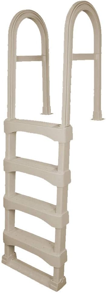 VWC SLD Taupe Ladder, Fits Up to 60" Deck Heights w/ Plastic Handrails | SLD-T