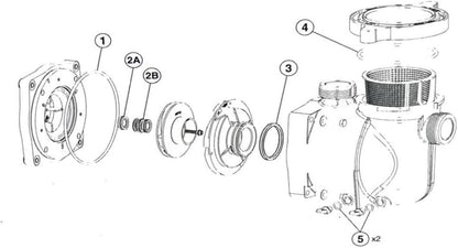 Pentair Superflo/SuperMax Seal Set | 356197