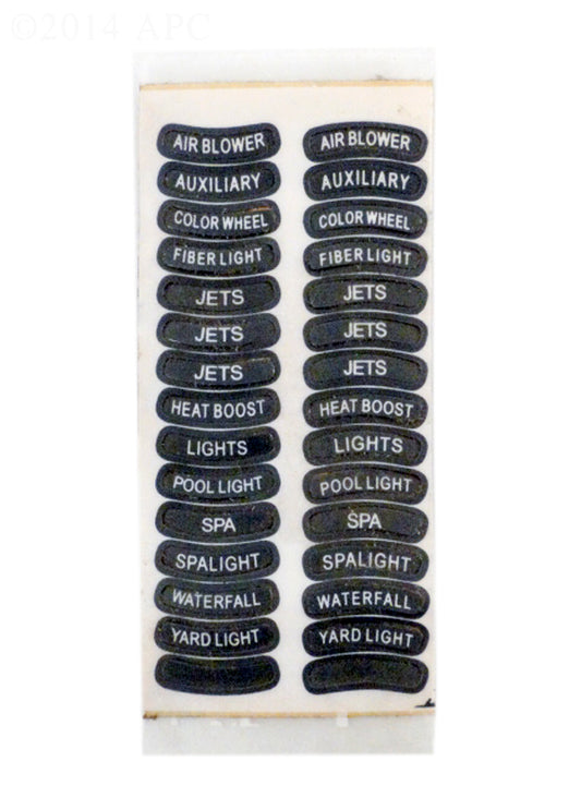LABEL SET OF 10