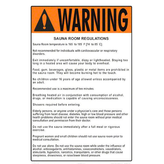 SAUNA RULES