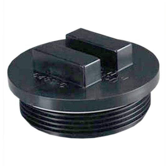 FLUSH PLUG BLACK 1.5"