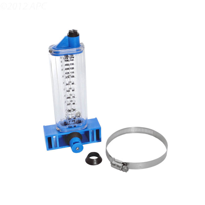 FLOWMETER 40 TO 150 GPM 2" PVC PIPE VERTICAL MOUNT ROLACHEM