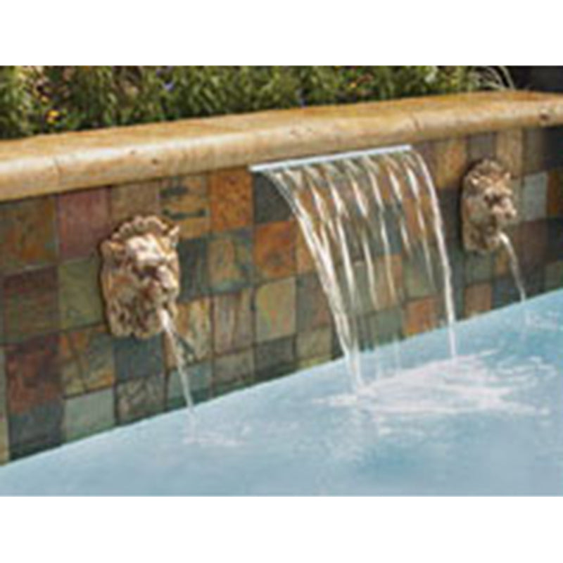6"LIP 3' SILV WATERFALL SHEET