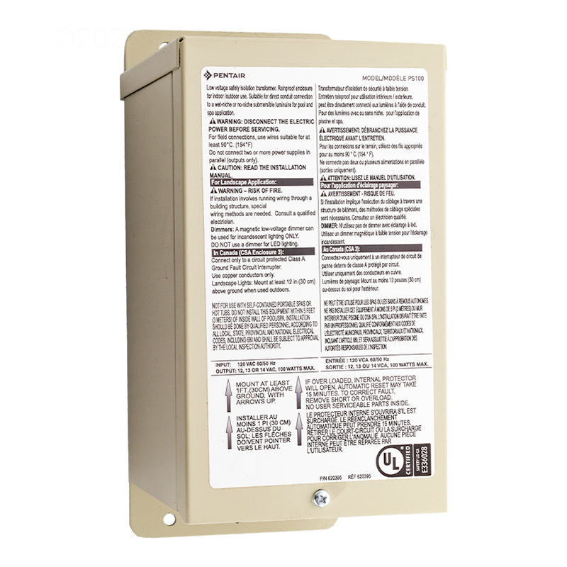 100W 12V - 14V LIGHT TRANSFORMER