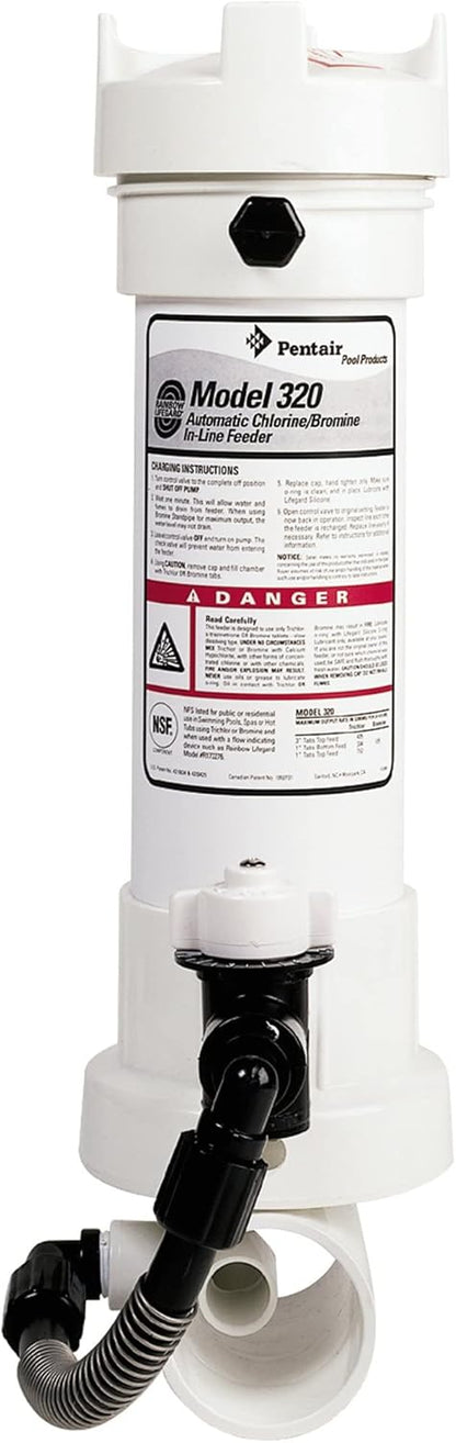 Pentair Rainbow 320 Inline Chlorine/Bromine Tablet Feeder | R171096