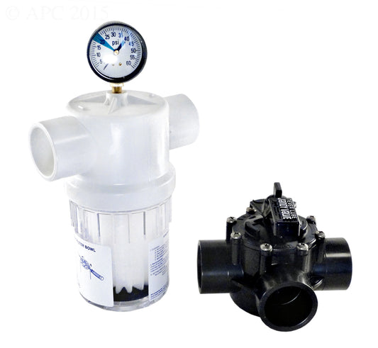 ENERGY FILTER WITH GAUGE AND