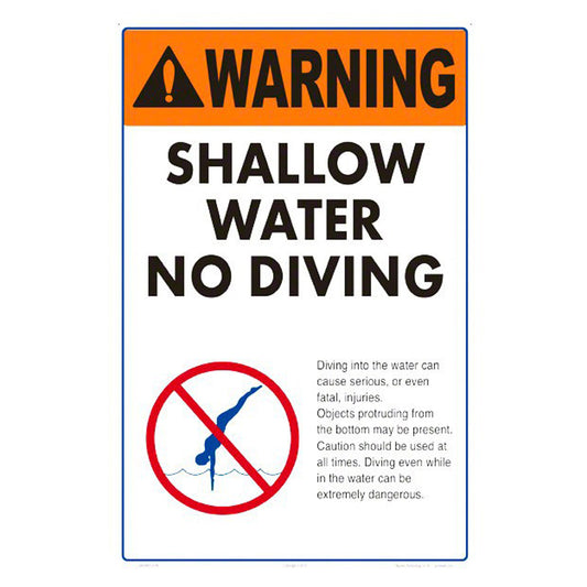 NO DIVING SHALLOW