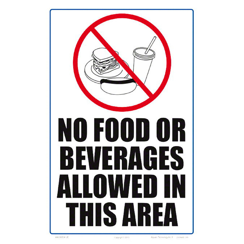 NO FOOD OR BEVERAGE ALLOWED