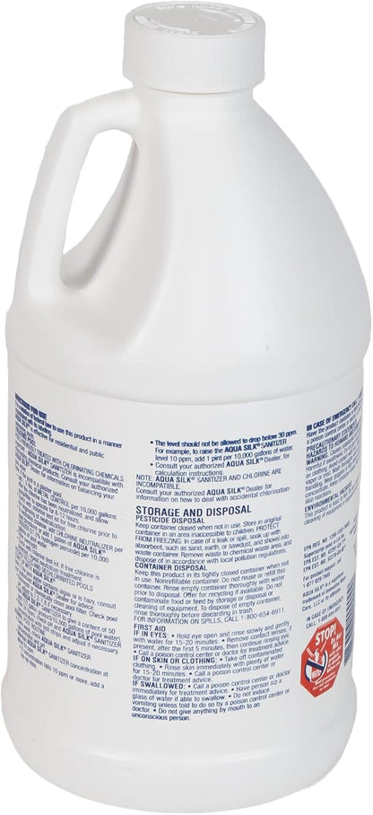 Disc 02/18/2021 Aqua Silk Sanitizer 64Oz Nonchlorinewater Treat Compound Non Regulated | 49000