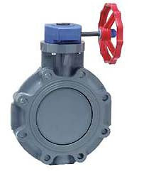 6" PVC BUTTERFLY VALVE