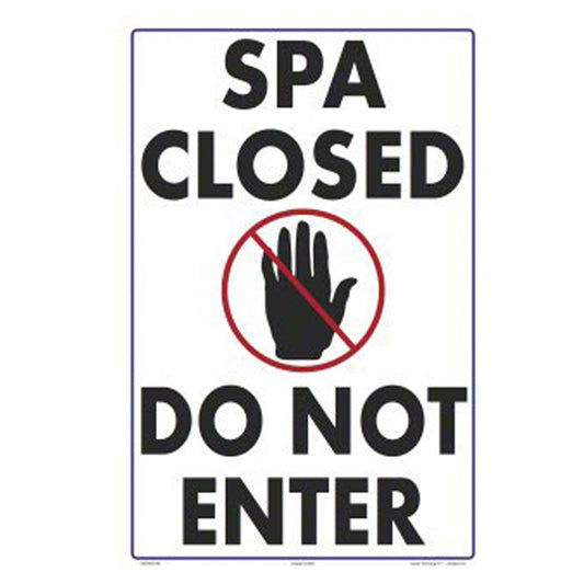 SPA CLOSED 12 X 18