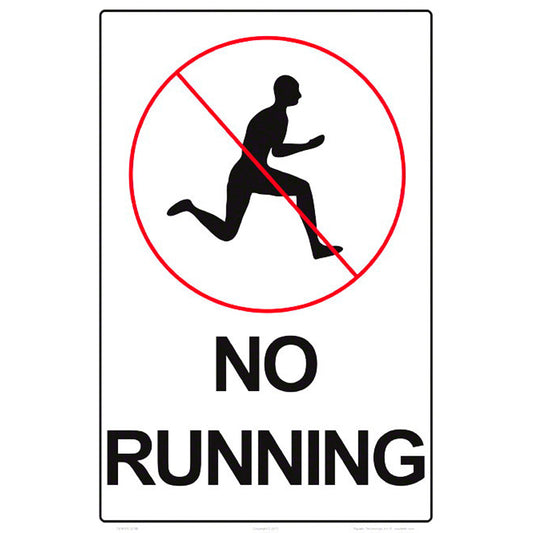 NO RUNNING SIGN