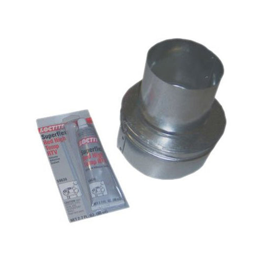 4" X 6" METAL FLUE COLLAR