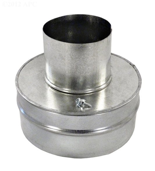 4" X 8" METAL FLUE COLLAR