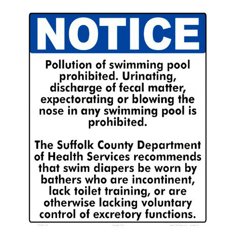 POLLUTION SIGN SUFFOLK COUNTY