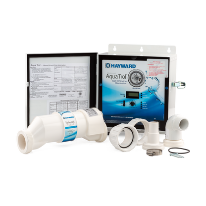 Hayward AquaTrol Above Ground Salt Chlorine Generator 18K gal with Return Jet Fittings | W3AQ-TROL-RJ