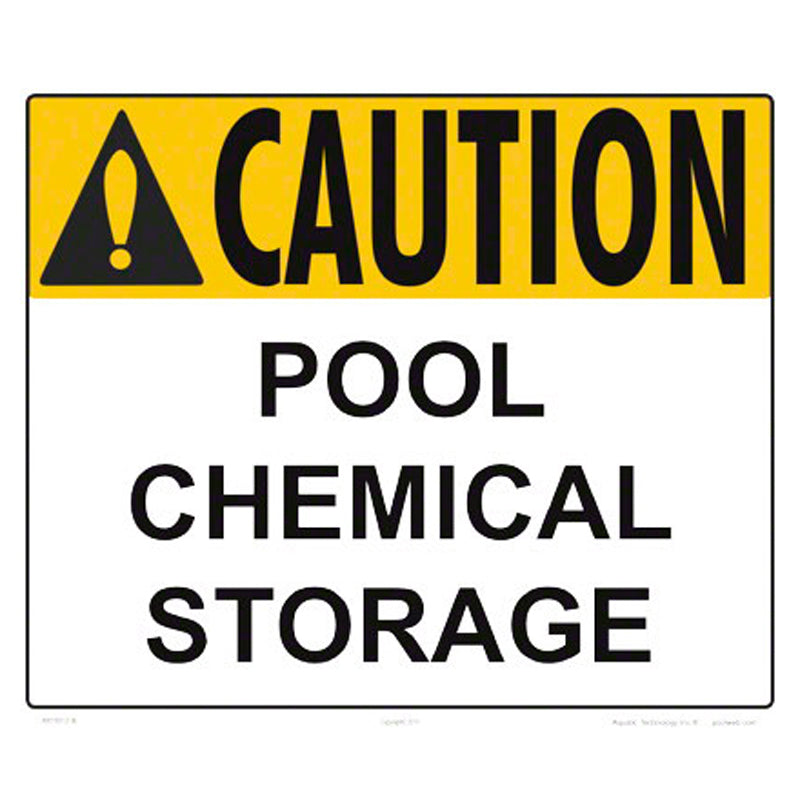 CAUTION CHEMICAL STORAGE
