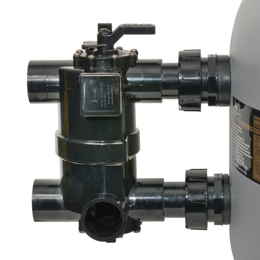 2 IN 1 BACKWASH VALVE WITH UNIONS FOR