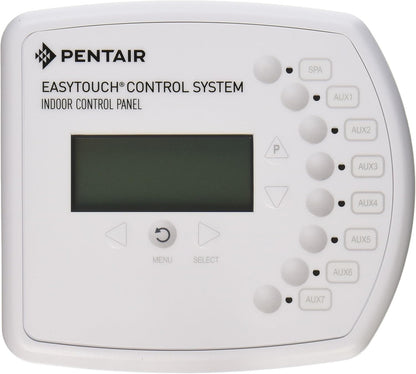 Pentair EasyTouch Indoor Control Panel for 8 Circuit System, White | 520549