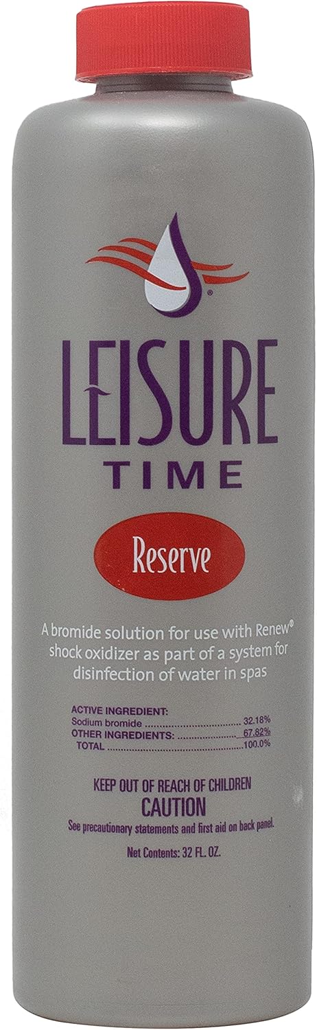 Leisure Time Spa Reserve Bromine Sanitizer, 32 oz Bottle, 12/Case | LT43