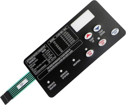 Pentair MasterTemp Heater 5 Button Membrane Keypad | 472610Z