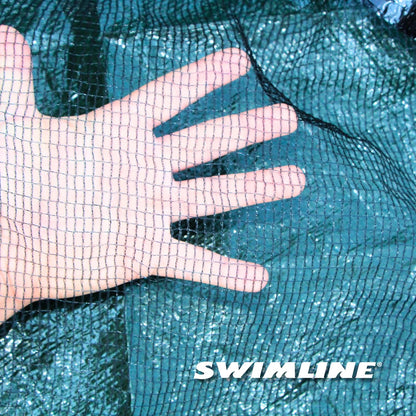 Swimline 15' x 30' Oval Leaf Net, 3' Overlap, Black | CO91530