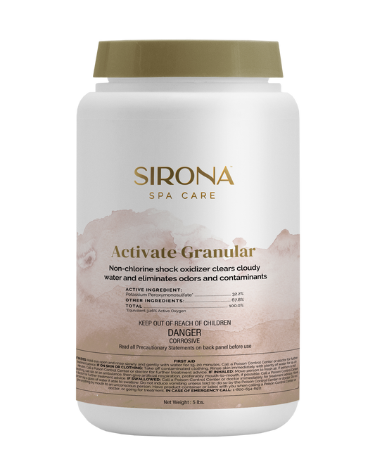 Sirona Activate Granular non-chlorine shock oxidizer, 5 lb / 80 oz