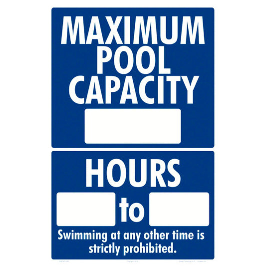 POOL HOURS/CAPACITY