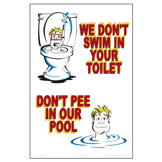 DON'T PEE SIGN