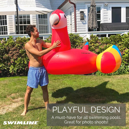 Swimline Giant Parrot Ride-On Pool Float | 90629