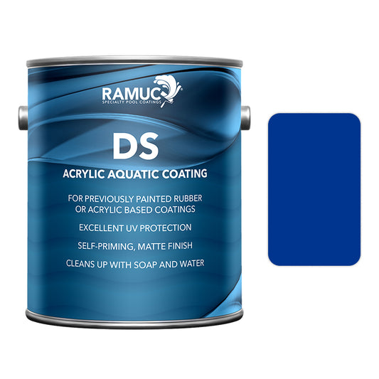 Ramuc DS Water-Based Acrylic Pool Paint, Dark Blue, 1 gal | 910130301