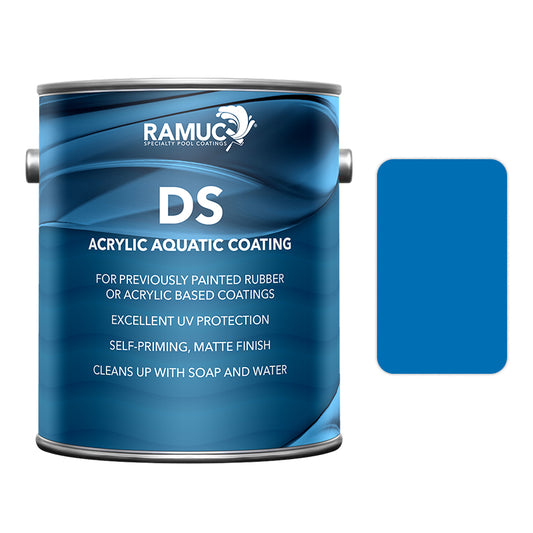 Ramuc DS Water-Based Acrylic Pool Paint, Royal Blue, 1 gal | 910132901