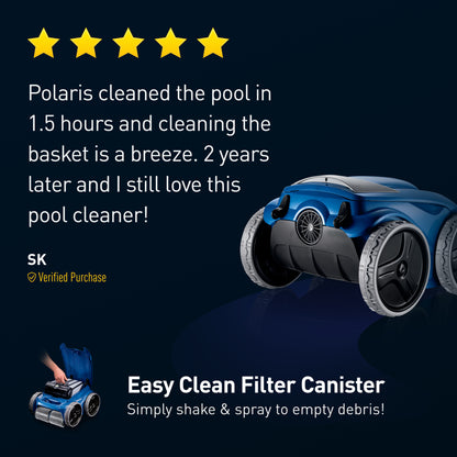 Polaris 9550 Robot 4-Wheel Drive Sport Cleaner with 70' Cable