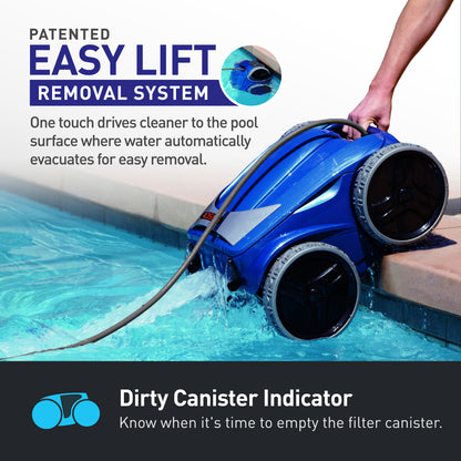 Polaris 9550 Robot 4-Wheel Drive Sport Cleaner with 70' Cable